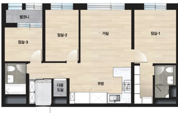 null 61C3H 평면도