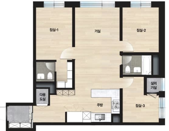 null 68A3H 평면도