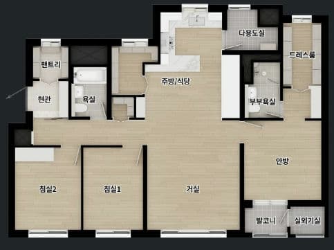 null 84C 평면도
