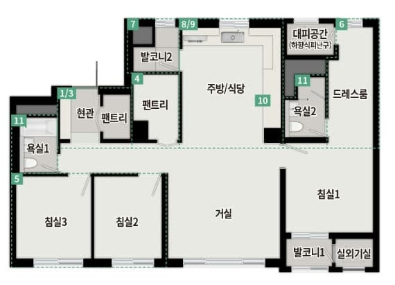 null 84A 평면도