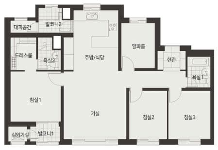 null 84A-1 평면도