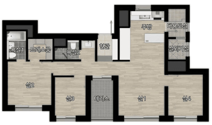 null 84E1-T 평면도