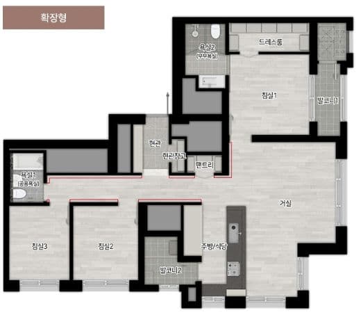 null 84C 평면도