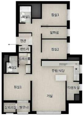 null 84C 평면도