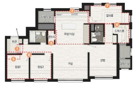 null 84C 평면도