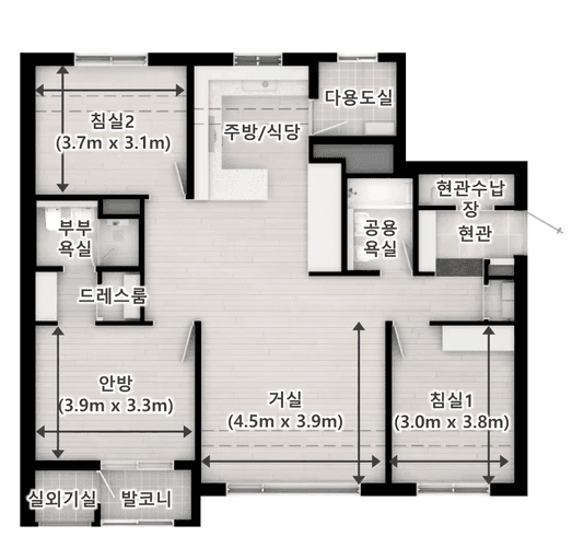 null 84E 평면도