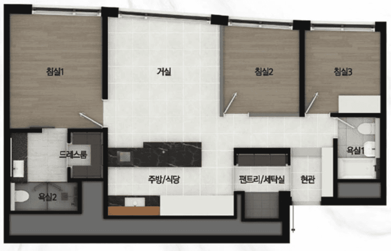 null 84A1 평면도