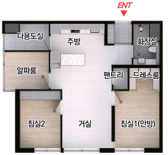 null C 평면도