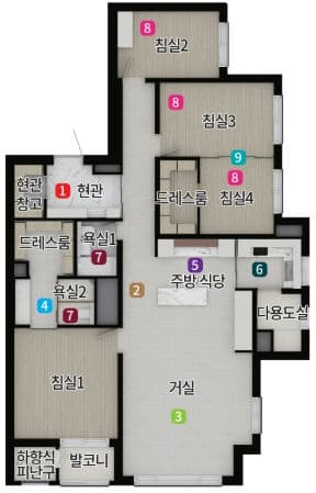 null 128 평면도
