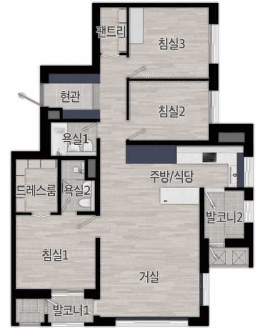 null 84C 평면도