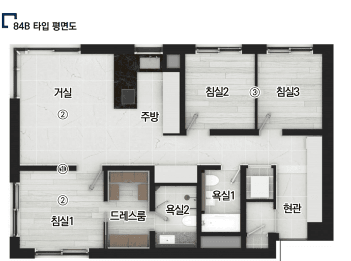 null 84B 평면도