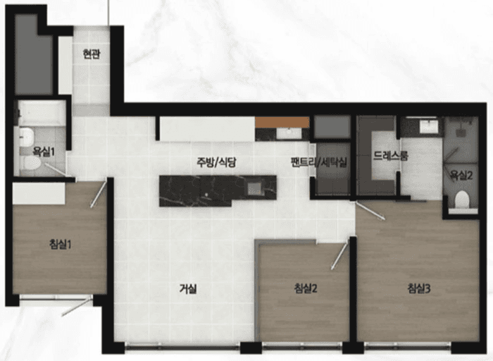 null 84B3 평면도