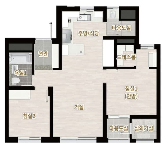 null 45 평면도
