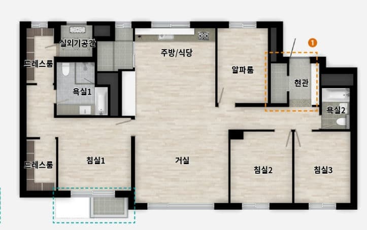 null 120 평면도