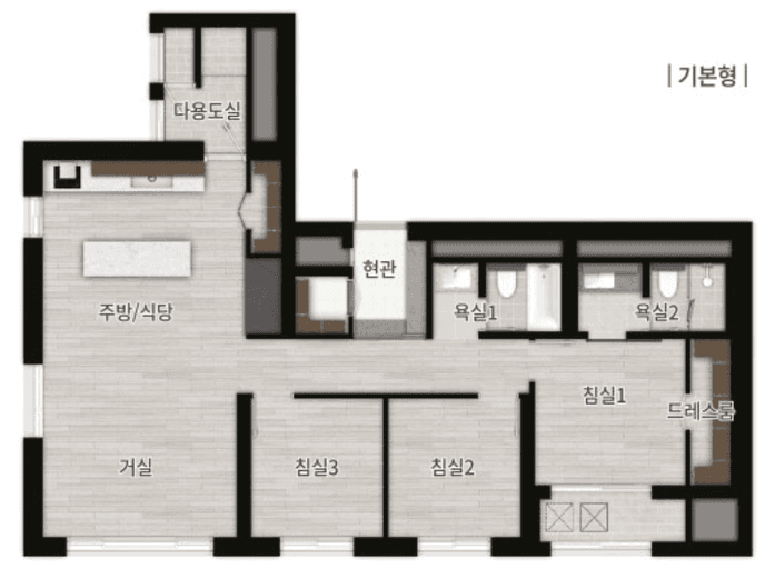 null 105C 평면도