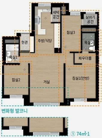 null 74A 평면도