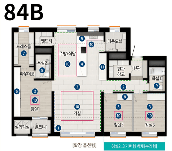 null 84B 평면도