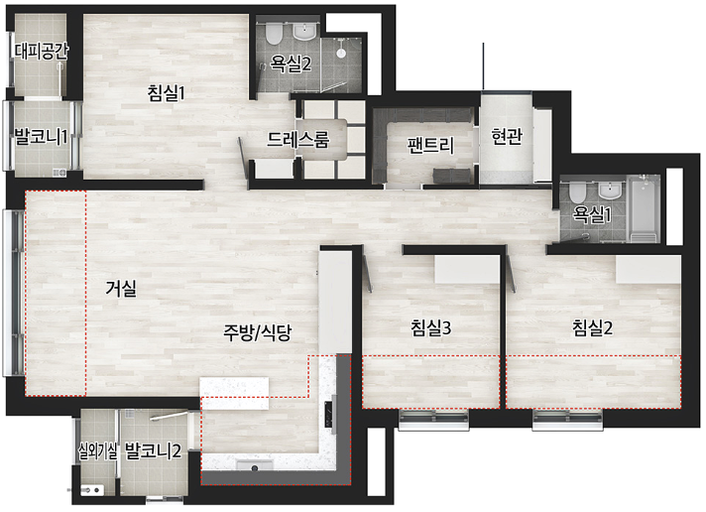 null 84C 평면도