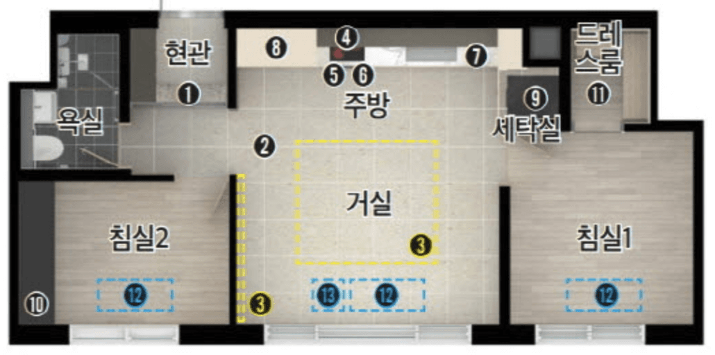 null 50 평면도