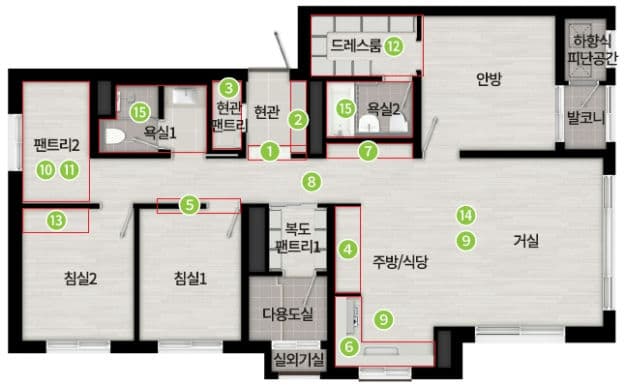 null 84C 평면도