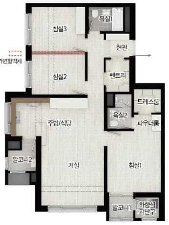 null 84C 평면도