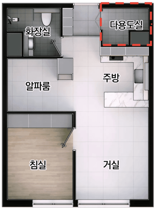 null A 평면도