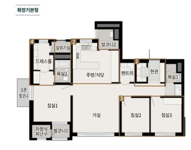 null 84C 평면도