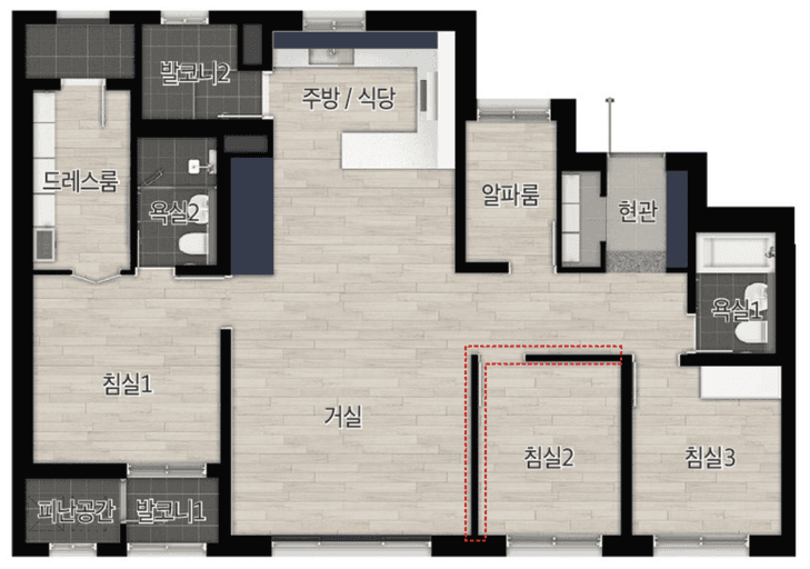 null 84D 평면도