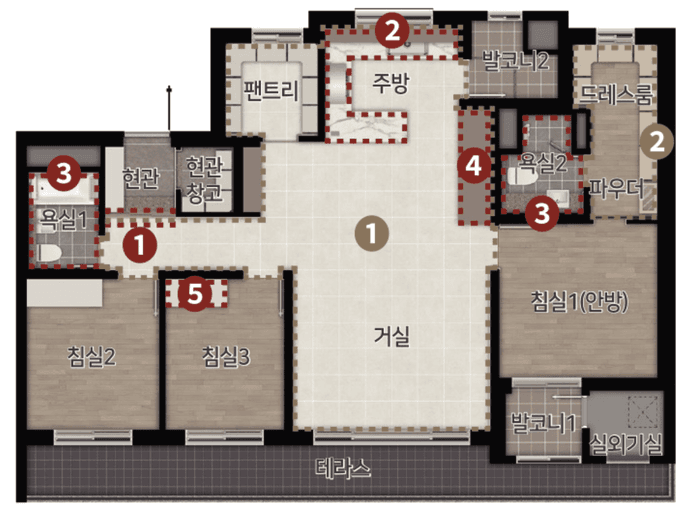 null 84C 평면도