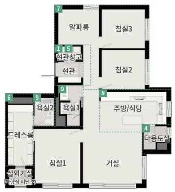 null 84C 평면도