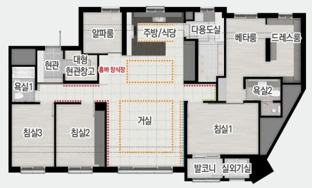 null 128 평면도