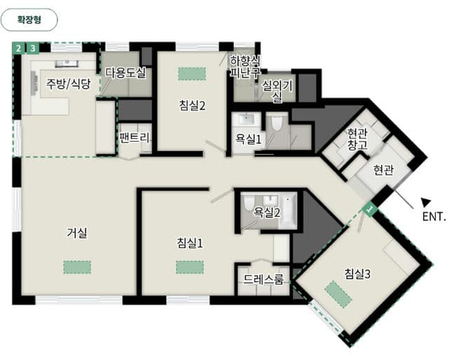 null 84C 평면도