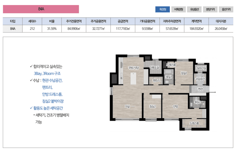 null 84B 평면도