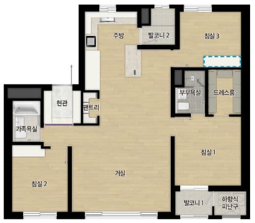 null 84C 평면도