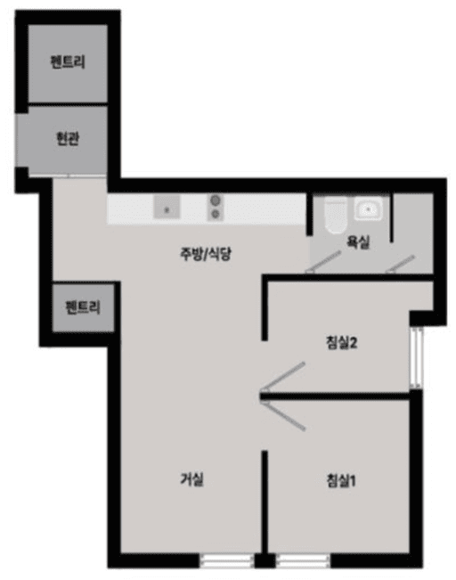 null C 평면도