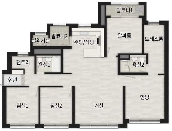 null 84C 평면도