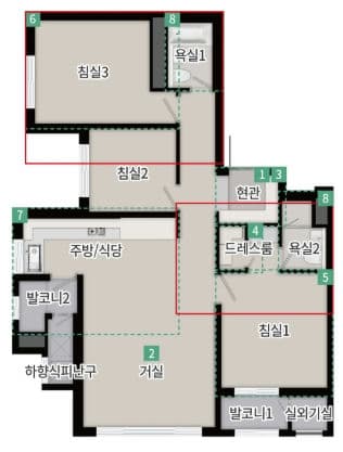 null 84C 평면도
