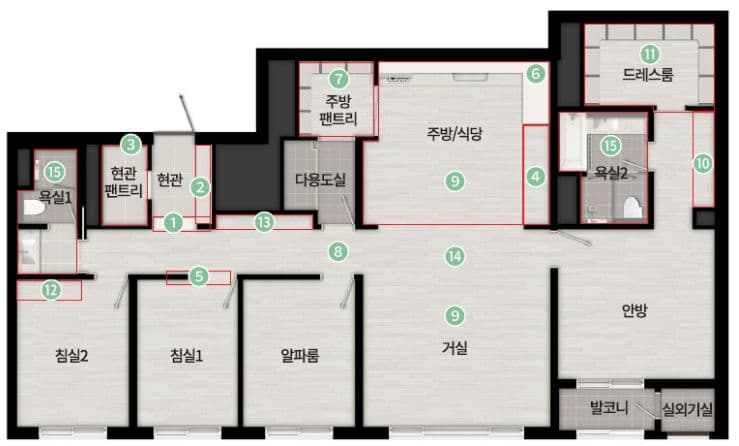 null 135T 평면도