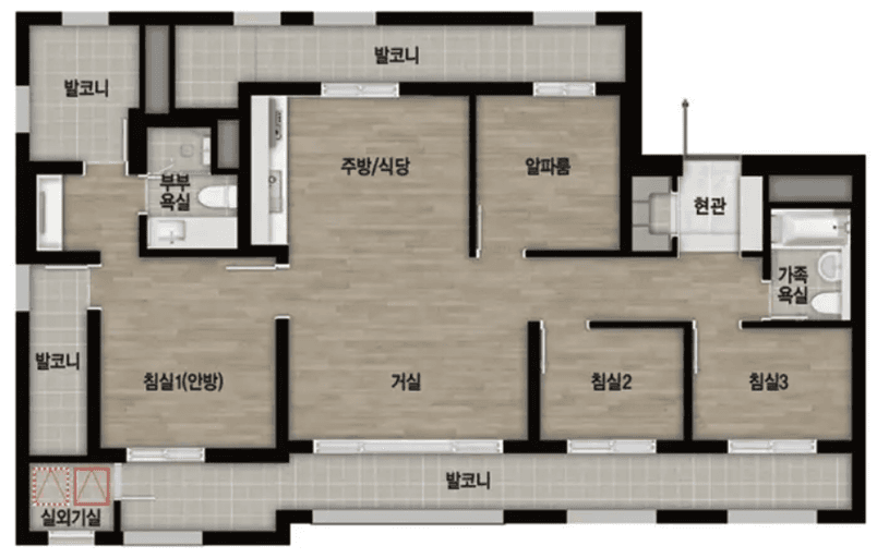 null 84C 평면도