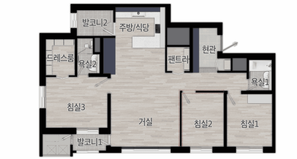 null 84B 평면도