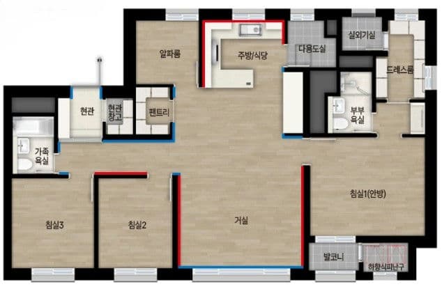 null 84C 평면도
