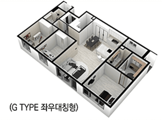 null H 평면도
