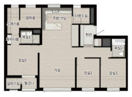 null 84C 평면도