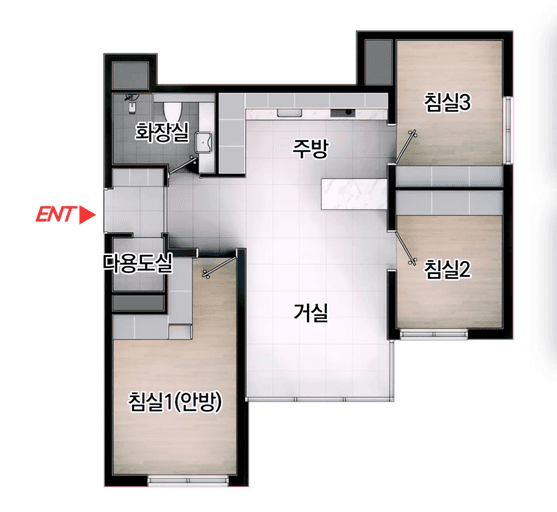 null D 평면도