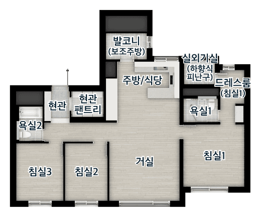 null 84C 평면도