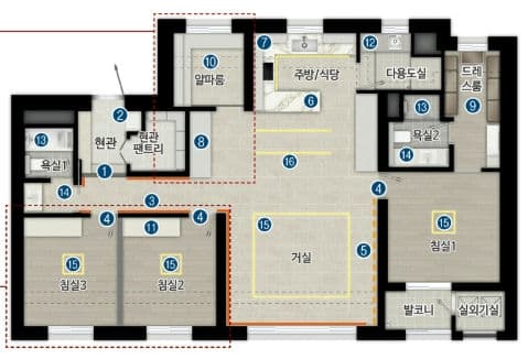 null 101 평면도
