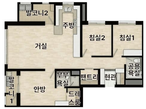 null 84C 평면도
