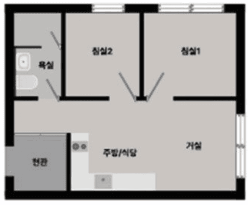 null E 평면도