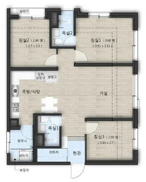 null 61 평면도