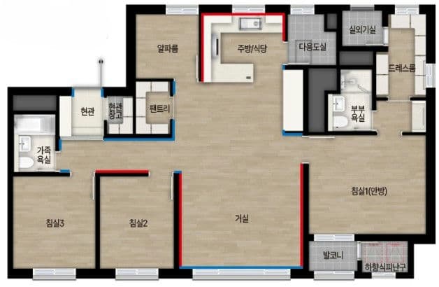 null 84C1 평면도